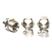 SS Union Equal Straight Connector Compression Double Ferrule OD Fitting Stainless Steel 304